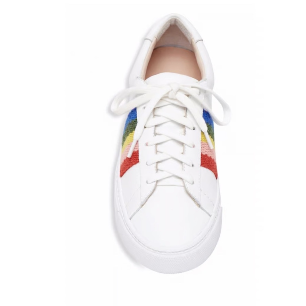 Loeffler Randall White Multicolor Sneakers